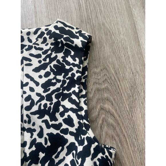 Talbots Leopard Print Dress, Petite size 8P, sleeveless - Picture 6 of 9